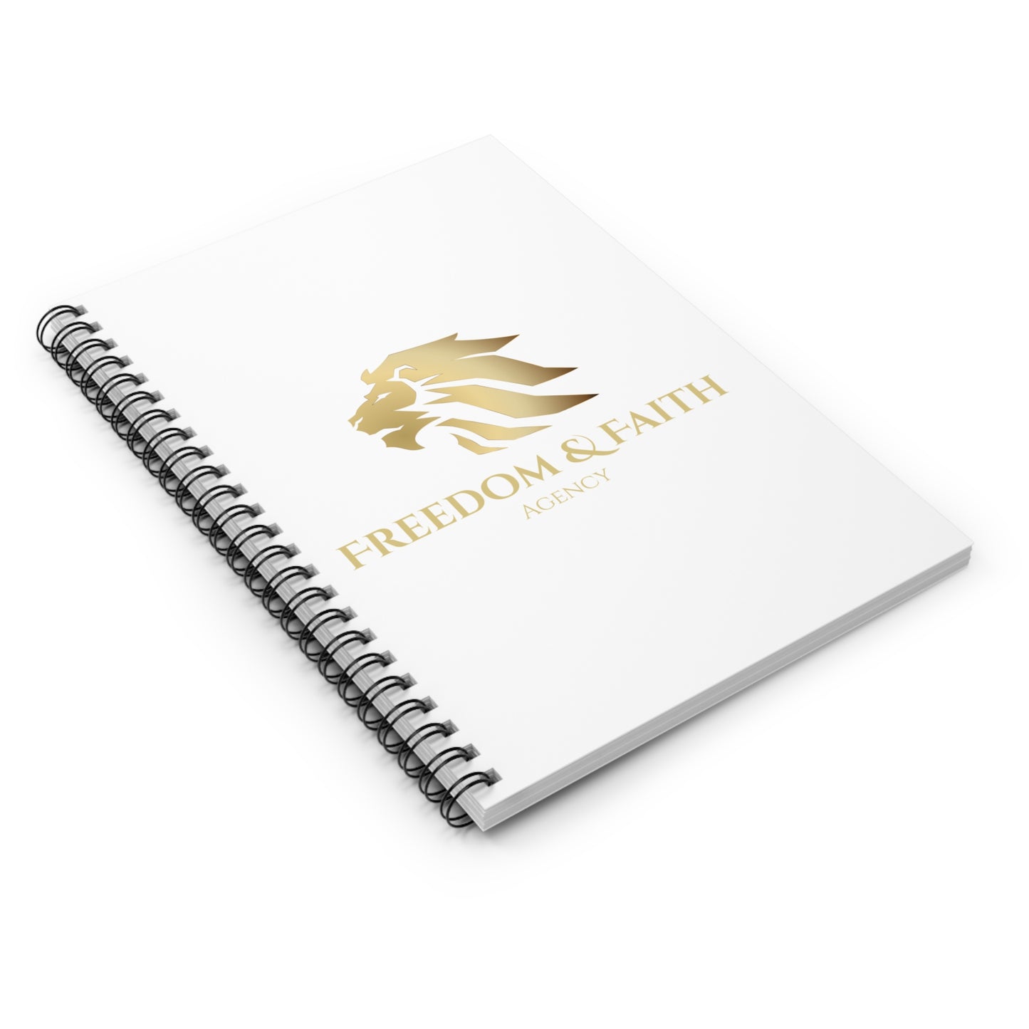 Freedom & Faith Spiral Notebook - Inspirational Ruled Lines for Goal Setting & Creativity