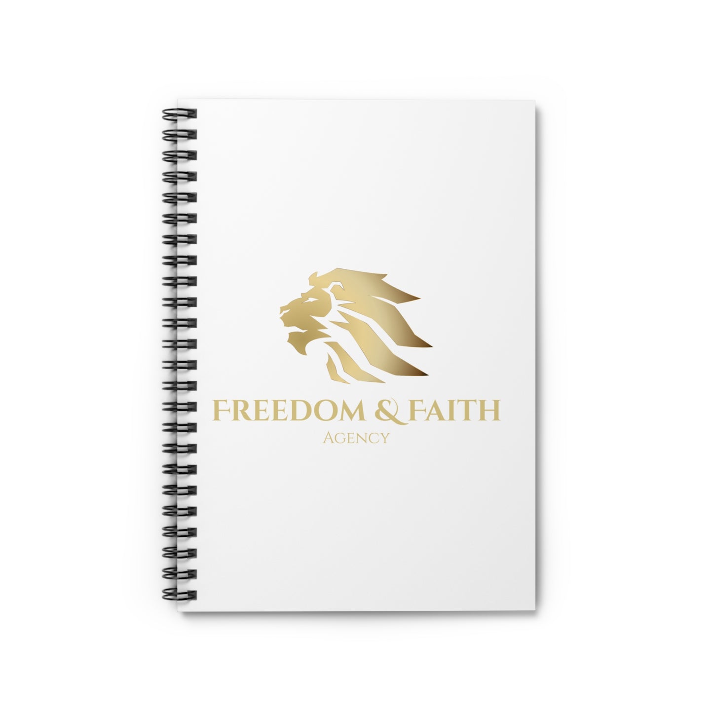 Freedom & Faith Spiral Notebook - Inspirational Ruled Lines for Goal Setting & Creativity