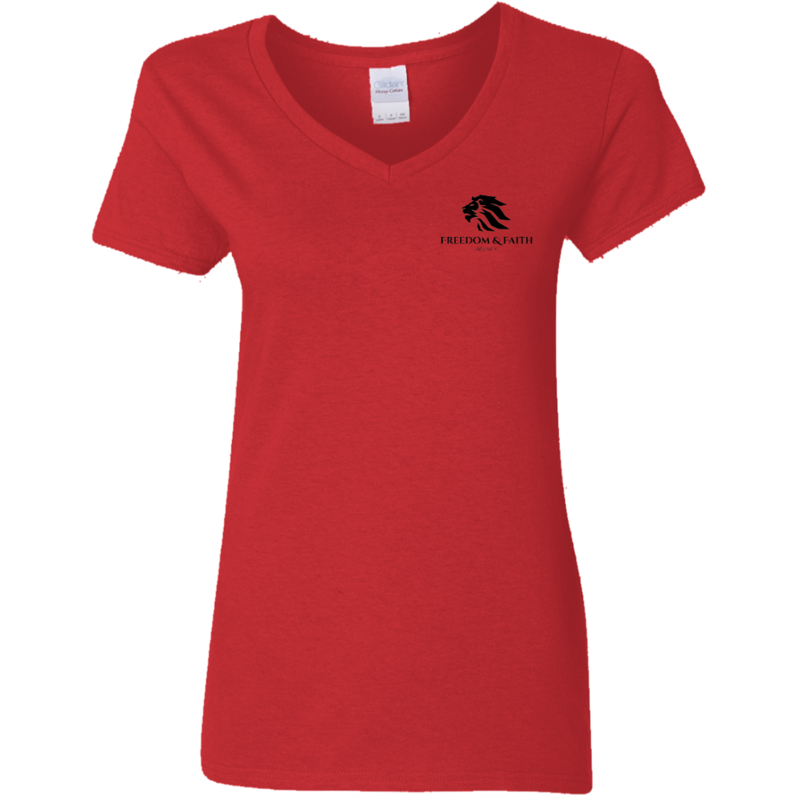 Ladies' 5.3 oz. V-Neck T-Shirt