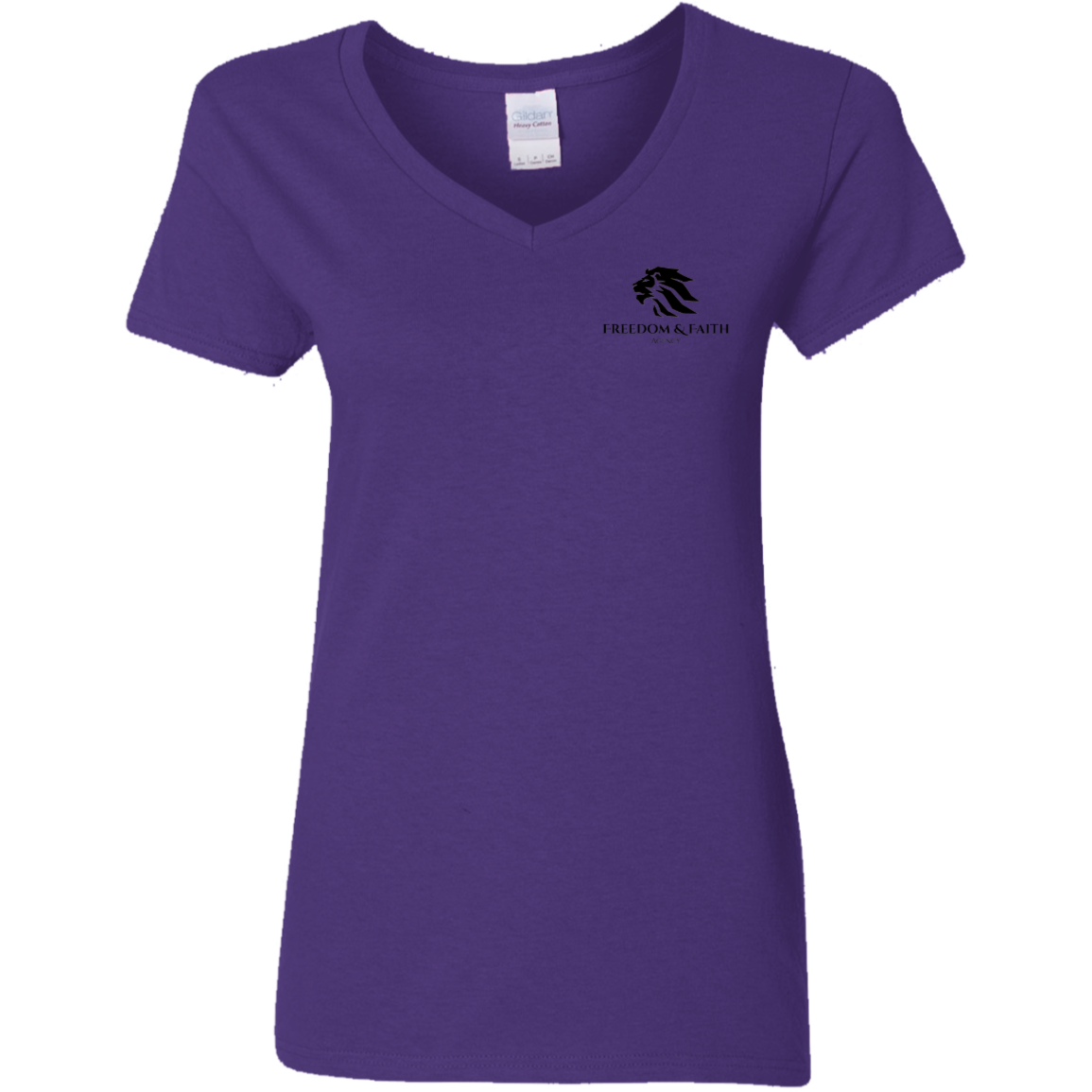 Ladies' 5.3 oz. V-Neck T-Shirt