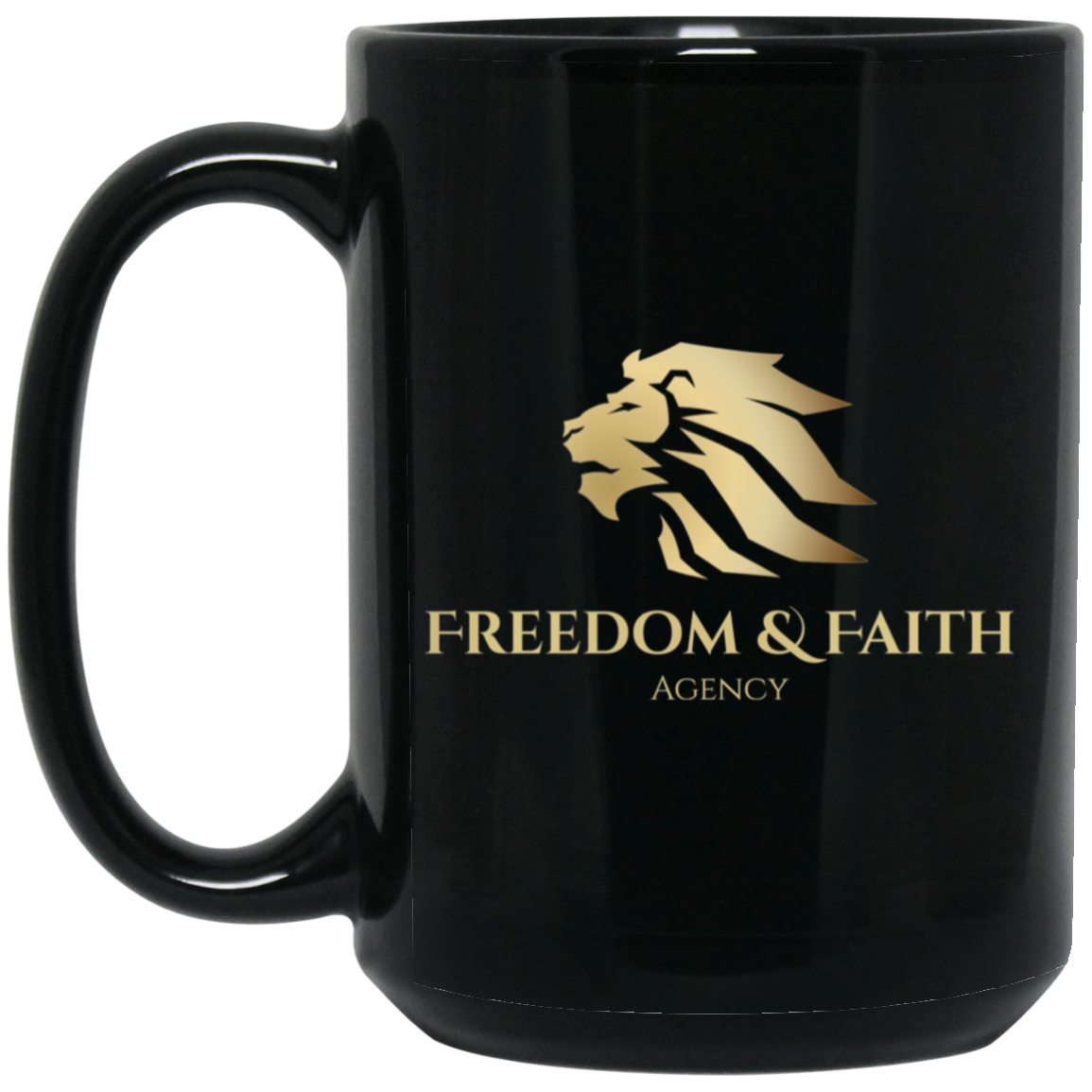 BM15OZ 15oz Black Mug