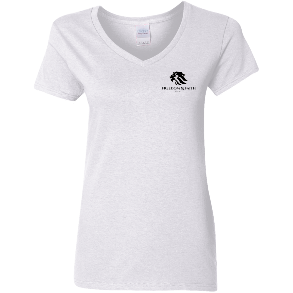 Ladies' 5.3 oz. V-Neck T-Shirt